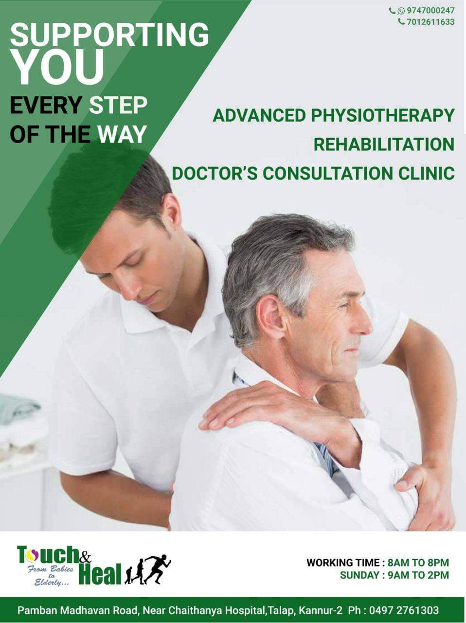 TOUCH & HEAL -Physiotherapy